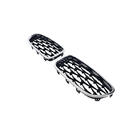 BMW 5. sērija F10/F11 2010–2016 Nieru reste Diamond Black (hroma apmale) foto 4