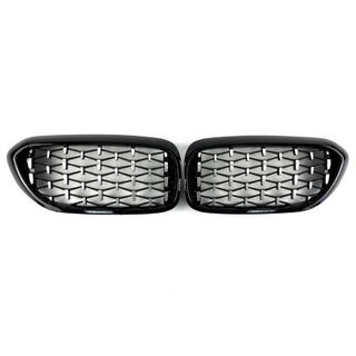Nieru restes Diamond Silver V1 (2017-2020, melna apmale) BMW 5. sērija G30/G31 2017–2023 foto 2