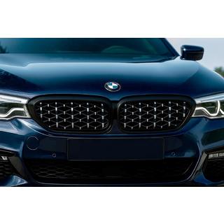 Nieru restes Diamond Silver V1 (2017-2020, melna apmale) BMW 5. sērija G30/G31 2017–2023 foto 1