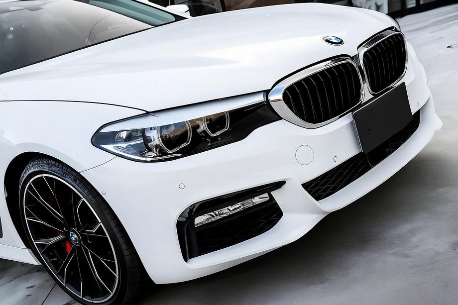BMW 5. sērija G30/G31 2017–2023 Nieru reste 1 Bar (2017-2020, spīdīgi melna ar hromētu apmali) Image