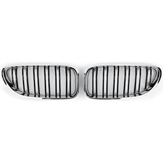 M-Look nieru restes (spīdīgi melnas ar hroma apmali) BMW 6. sērija F12/F13/F06 2011–2018 foto 2