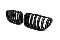 BMW 6. sērija F12/F13/F06 2011–2018 Nieres restes M-Look (spīdīgi melnas) foto 3
