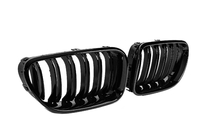 BMW 6. sērija F12/F13/F06 2011–2018 Nieres restes M-Look (spīdīgi melnas) foto 4