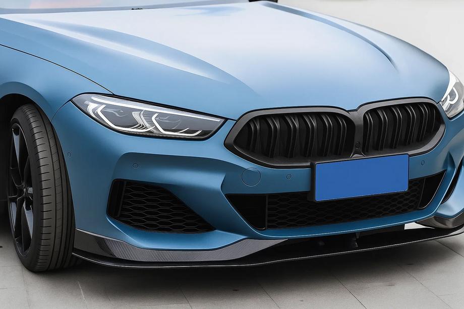 BMW 8. sērija G14/G15/G16 2018– Nieru reste M-Look (2023+, matēti melna) Foto 1