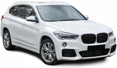BMW X1 F48 2015–2022 M-Look nieru režģi (2015-2019, spīdīgi melns) foto 3