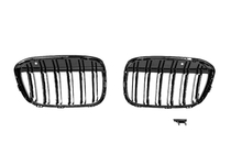 BMW X1 F48 2015–2022 M-Look nieru režģi (2015-2019, spīdīgi melns) foto 6