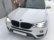 BMW X3 F25 2011–2018 M-Look nieru restes (2014-2018, matēti melnas) foto 1