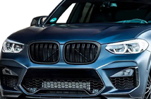 BMW X4 G02 2018– Priekšējā reste "nieres" M-Look (2018-2021, matēti melna) foto 1