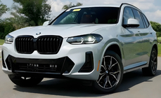 BMW X3 G01 2018– Nieru režģi 1 Bar (2021+, spīdīgi melns) foto 1