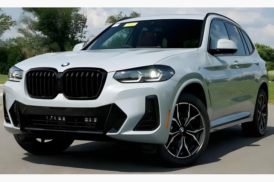 BMW X3 G01 2018– Nieru režģi 1 Bar (2021+, spīdīgi melns) Image