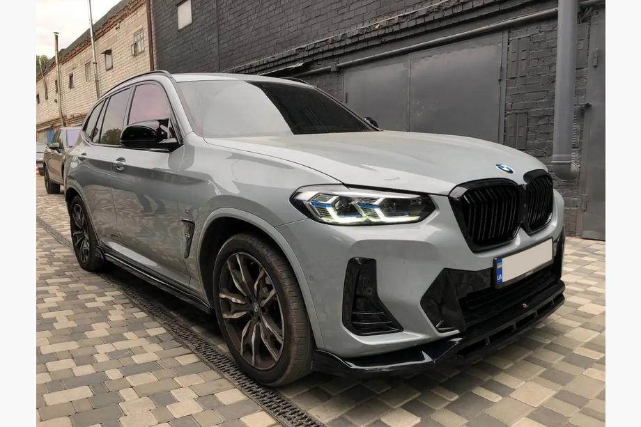 BMW X3 G01 2018– M-Look nieru režģis (2021+, spīdīgi melns) Image