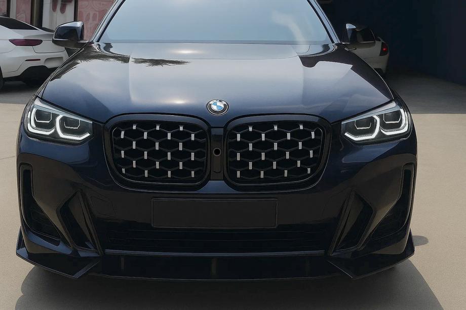 BMW X3 G01 2018– Nieru restes Diamond Silver (2021+, melna apmale) Image