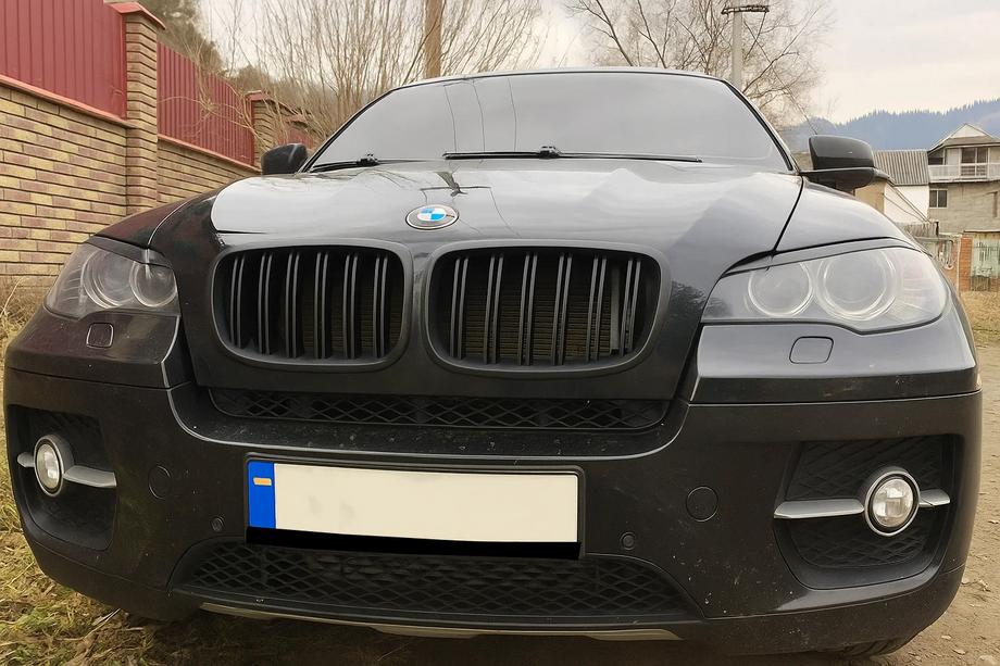 BMW X6 E71 2008–2014 M-Look nieru restes (matēti melna) Image