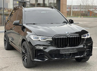 BMW X7 G07 2019– M-Look nieru reste (2019-2022, spīdīgi melna) foto 2