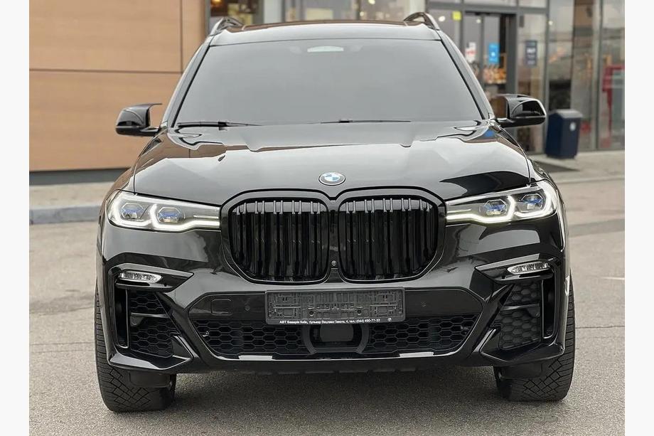 BMW X7 G07 2019– M-Look nieru reste (2019-2022, spīdīgi melna) Image