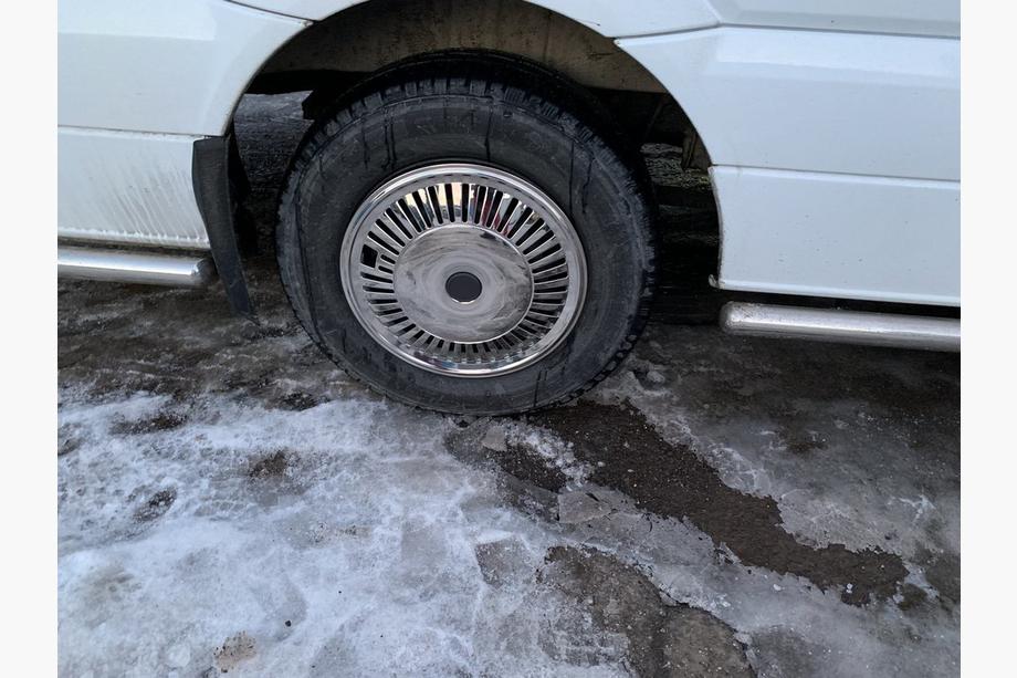 Mercedes Sprinter W906 2006–2018 Nerūsējošā tērauda disku uzlikas "Зірка" (1-катковий, 4 gab.) Foto 3
