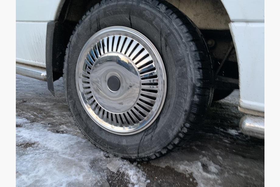 Mercedes Sprinter W906 2006–2018 Nerūsējošā tērauda disku uzlikas "Зірка" (1-катковий, 4 gab.) Foto 4