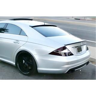 DPT spoileris (spīdīgi melns) Mercedes CLS C219 2004–2010 foto 1