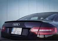 Audi A6 C6 2004–2011 DPT spoileris (spīdīgi melns) foto 1