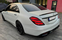 Mercedes S-class W222 2013–2022 Aizmugurējais difuzors BRB (krāsošanai, 2018+) foto 3