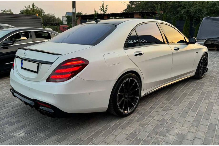 Mercedes S-class W222 2013–2022 Aizmugurējais difuzors BRB (krāsošanai, 2018+) Image