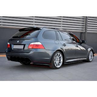 Aizmugurējās FLAP uzlikas DPT (spīdīgi melns) BMW 5. sērija E60/E61 2003–2010 foto 1