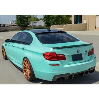 M4-Style V2 bagāžnieka vāka spoileris (F10, melns spīdīgs) BMW 5. sērija F10/F11 2010–2016 foto 1