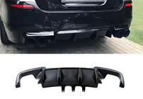 BMW 5. sērija F10/F11 2010–2016 Aizmugurējais difuzors DPT V-3 (M-Performance) foto 1