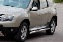 Dacia Duster 2008–2018 Sānu sliekšņu caurules ar ieliktņiem (2 gab., nerūsējošais tērauds) foto 6