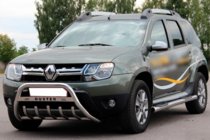 Dacia Duster 2008–2018 Sānu sliekšņu caurules ar ieliktņiem (2 gab., nerūsējošais tērauds) foto 2