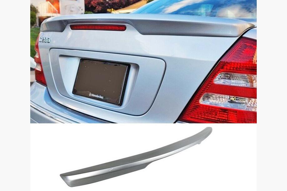 Mercedes C-class W203 2000–2007 Spoileris DPT (SD, spīdīgi melns) Foto 1