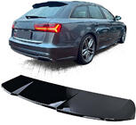 Audi A6 C7 2011–2017 Spoileris DPT V2 (Avant, spīdīgi melns) foto 1