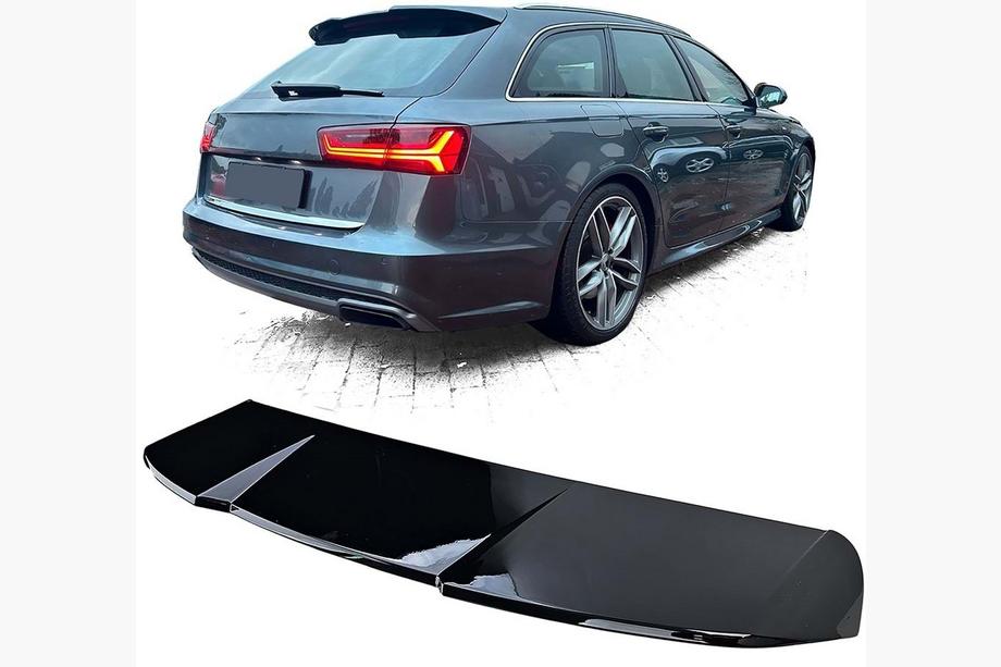 Audi A6 C7 2011–2017 Spoileris DPT V2 (Avant, spīdīgi melns) Image