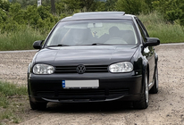 Volkswagen Golf 4 1997–2006 Priekšējais lipa spoileris DPT (matēti melns) foto 4