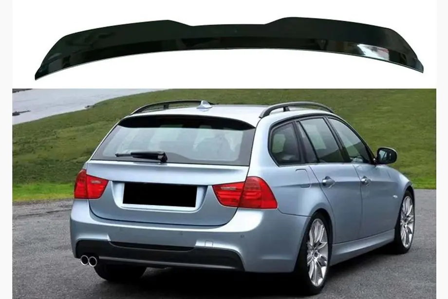 BMW 3. sērija E90/E91 2005–2011 Spoileris DPT (SW, melns spīdīgs) Image