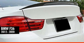 BMW 4 sērija F32/F33/F36 2012–2020 MP-Style spoileris (F36, spīdīgi melns) foto 1