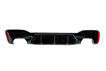 BMW 5. sērija G30/G31 2017–2023 DPT aizmugurējais difuzors (M-Sport/M5 F90, spīdīgi melns) foto 2