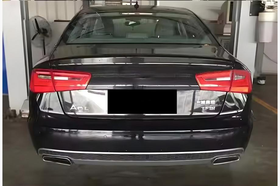 Audi A6 C7 2011–2017 Aizmugurējais difuzors ar izplūdes uzgaļiem DPT S-Line-style (2011-2014) Image