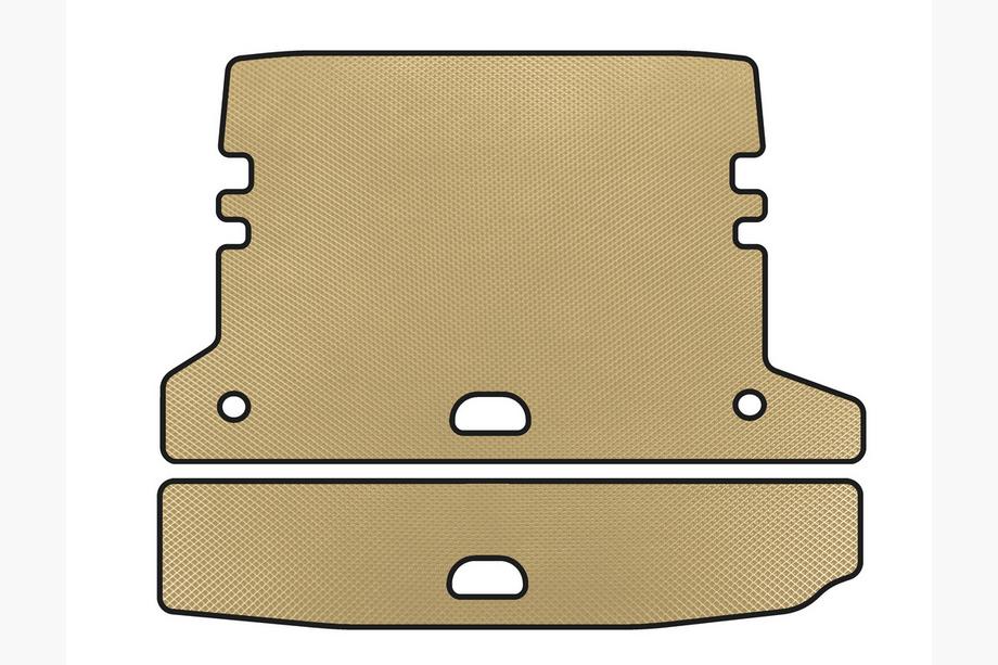 BMW 3. sērija F30/F31 2012–2019 EVA V-2 bagāžnieka paklājiņš (F-31, bēšs) Image