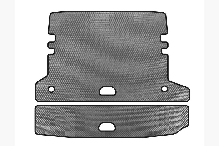 BMW 3. sērija F30/F31 2012–2019 EVA V-2 bagāžnieka paklājiņš (F-31, pelēks) Image
