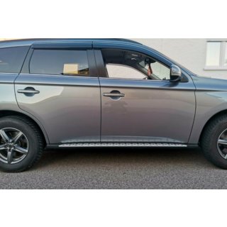 Sānu pakāpieni OEM V1 (2 gab., alumīnijs) Mitsubishi Outlander 2012–2021 foto 1