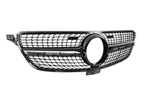 Mercedes GLE/ML сlass W166 2011–2018 Tūninga radiatora reste Diamond Black (GLE) Bez kameras foto 8