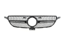Mercedes GLE/ML сlass W166 2011–2018 Tūninga radiatora reste Diamond Black (GLE) Bez kameras foto 9