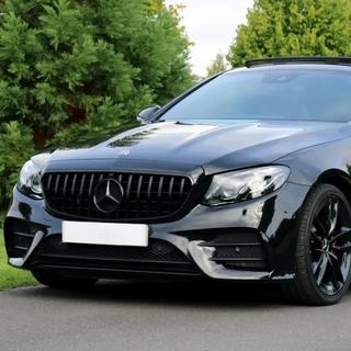 GT Panamericana Black priekšējā radiatora reste (Avantgarde/AMG-Line/E43 AMG/E53 AMG 2016-2020) foto 1