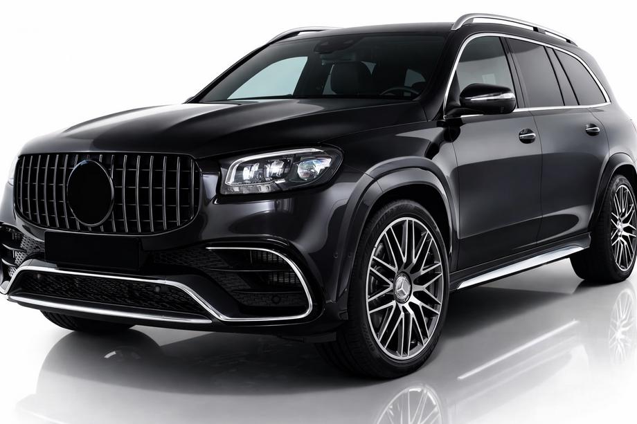 Mercedes GLS X167 2019– Priekšējais režģis 2019-2023 (GT Panamericana Black) Foto 1