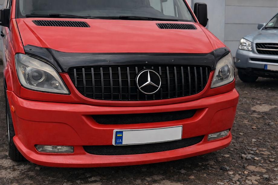 Mercedes Sprinter W906 2006–2018 Priekšējais radiatora režģis GT Panamericana Black (2006-2013) Image