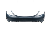 Mercedes C-class W205 2014–2021 Aizmugurējais bamperis difuzoram (AMG C63-designs 2014-2021) foto 2