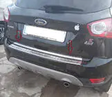 Ford Kuga 2008–2013 Bagāžnieka malas uzlika (nerūsējošā tērauda) foto 1