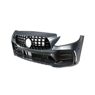 Priekšējais bamperis komplektā (C63 GT dizains) Mercedes C-class W205 2014–2021 foto 4