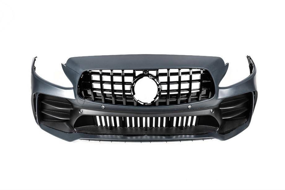 Mercedes C-class W205 2014–2021 Virsbūves komplekts ar difuzoru Coupe (Black Mamba C63GT dizains) Foto 6